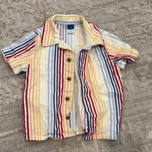 Colorful/textured Striped toddler shirt